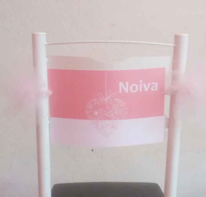 placas cadeira noivos