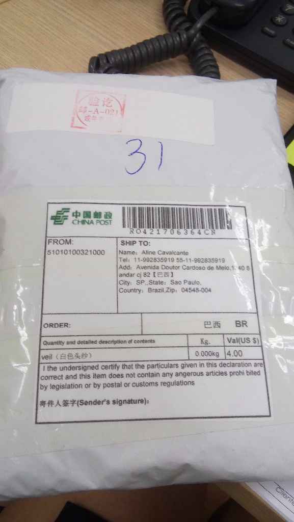 meu véu aliexpress