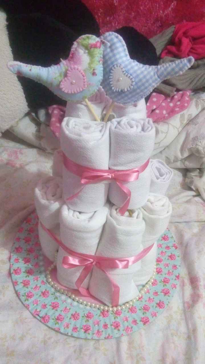 bolo de pano DIY