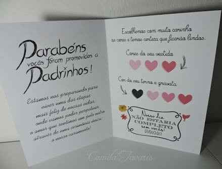  Convite dos padrinhos e madrinhas - 1