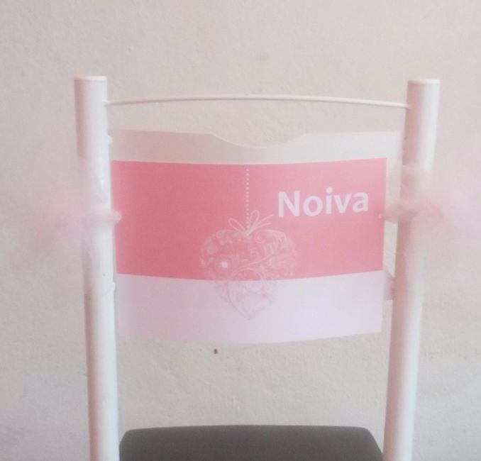 placas cadeira noivos