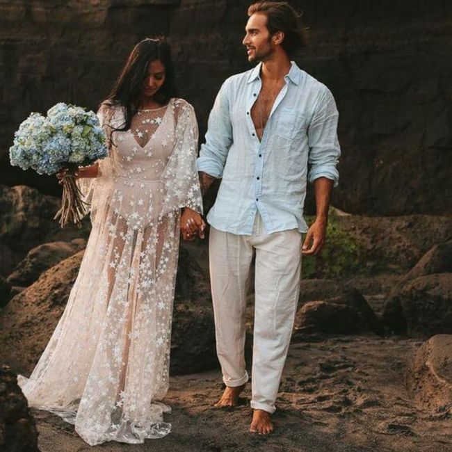 Vestido de noiva moda praia 4