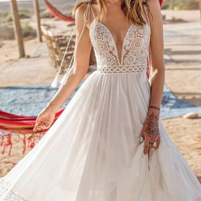 Vestido de noiva moda praia 6