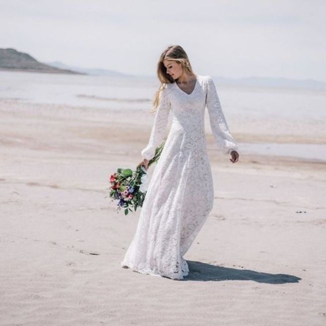 Vestido de noiva moda praia 10