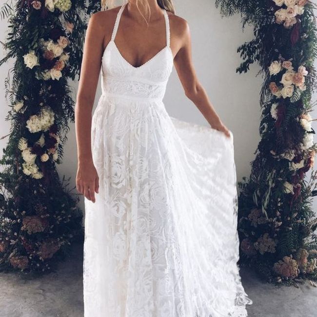 Vestido de noiva moda praia 19