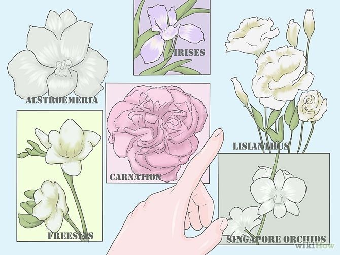 Bouquet de noivas - Passo 1 