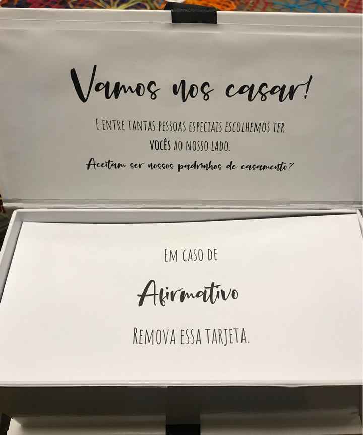 Convite padrinhos prontos - 2