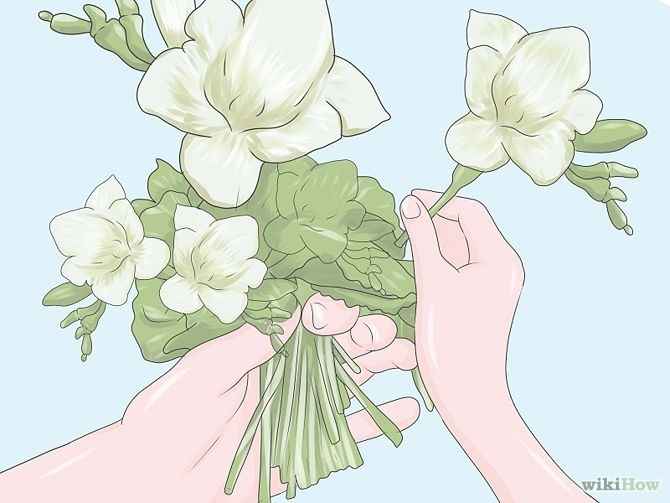 Bouquet de noivas - Passo 6
