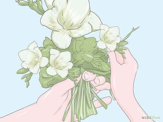 Bouquet de noivas - Passo 7