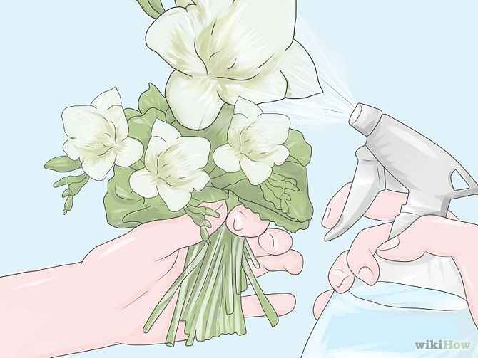 Bouquet de noivas - Passo 9