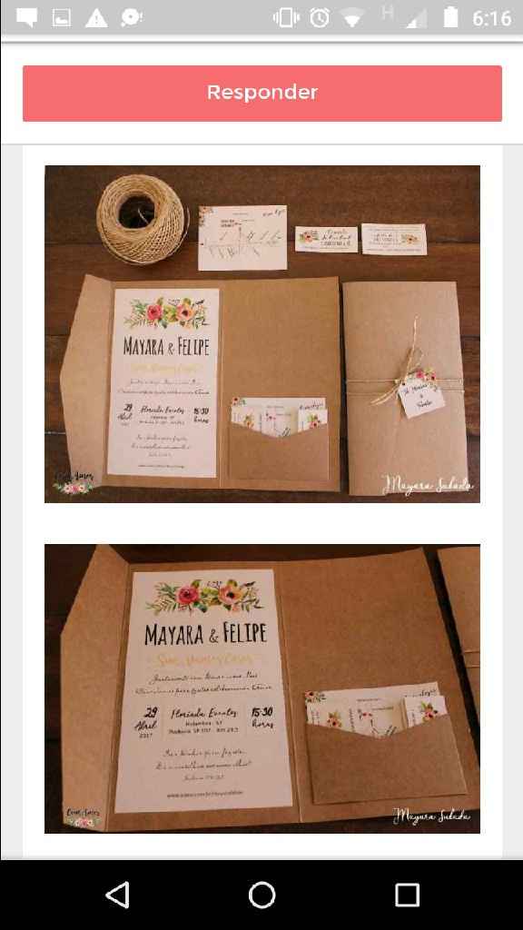 diy papel de convite - 2