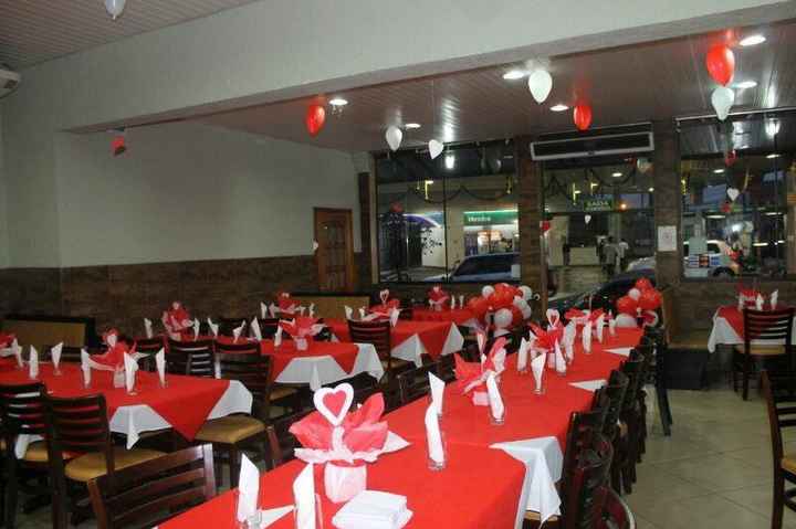 Mesa dos convidados 