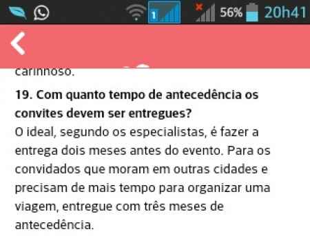Quando começo entregar os convites ? - 1