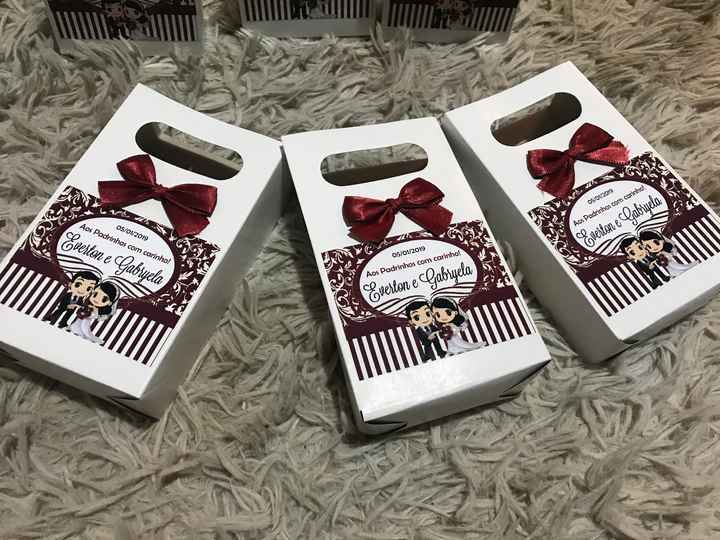 Lembrancinha Padrinhos - 3