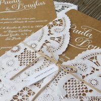 Convite Papel Kraft