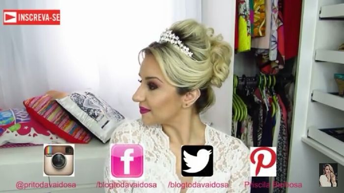 Meu penteado e make escolhidos ! - 1