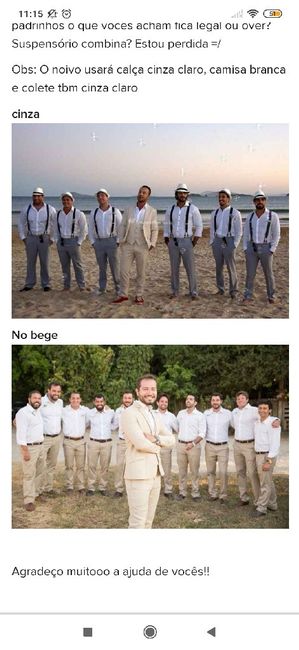 Roupa de padrinhos, moda praia - 1
