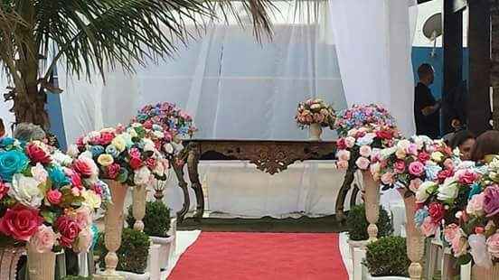 Decoração - Casamento #Azul#Rosa