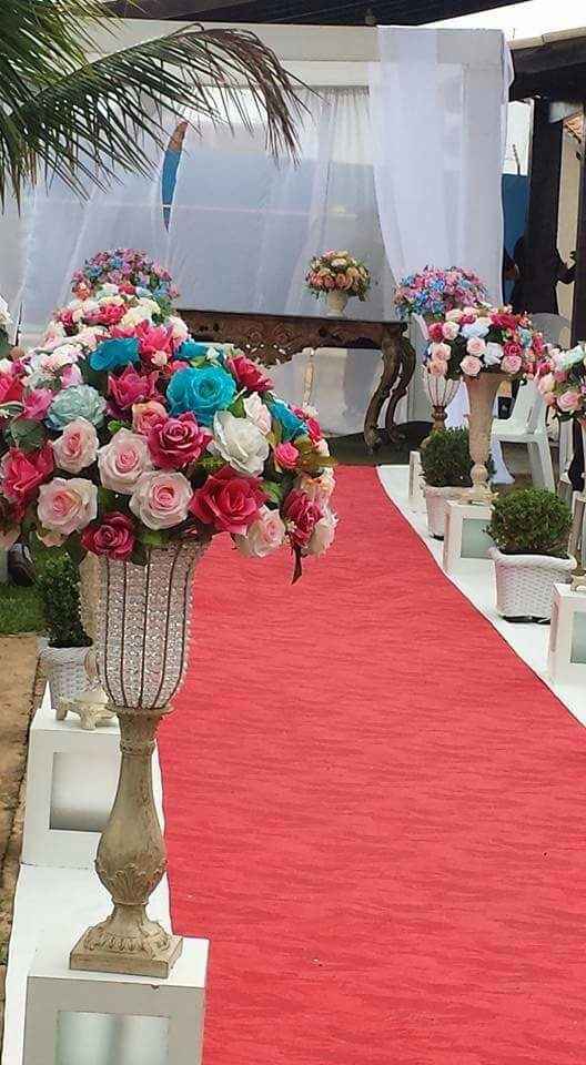 Decoração - Casamento #Azul#Rosa