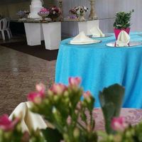 Decoração - Casamento #Azul#Rosa Mesas