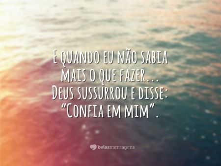 Quando eu mais precisei vi essa foto! 