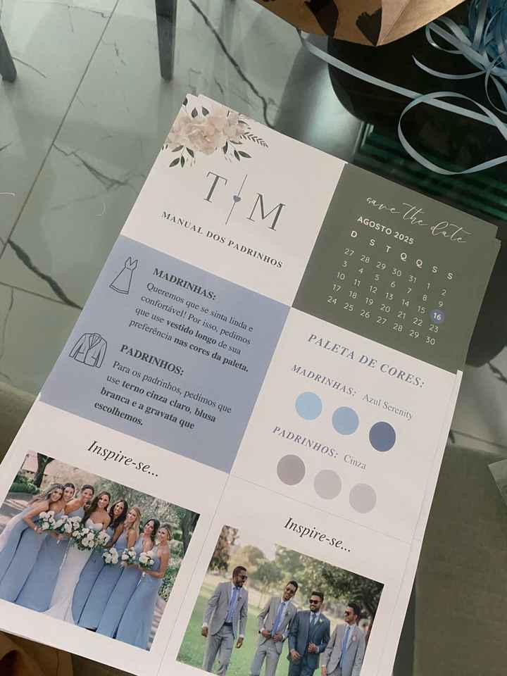 Manual dos Padrinhos- Impressão no Canva - 1