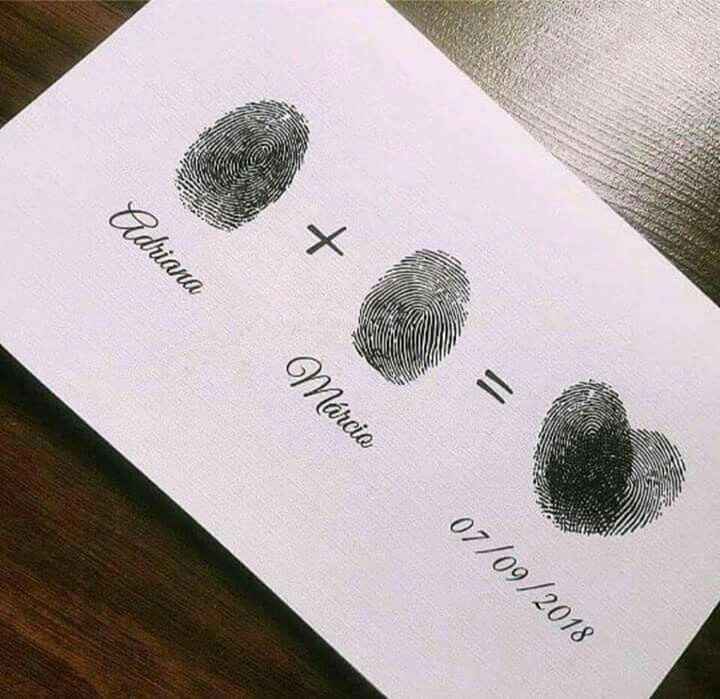 Ideia de convites de casamento - 1