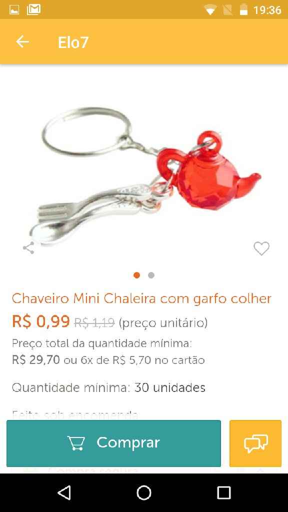 Chá/lembrancinhas - 4