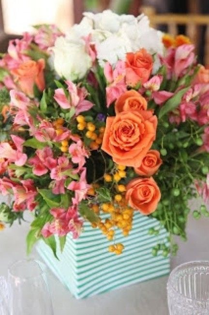 laranja e rosa