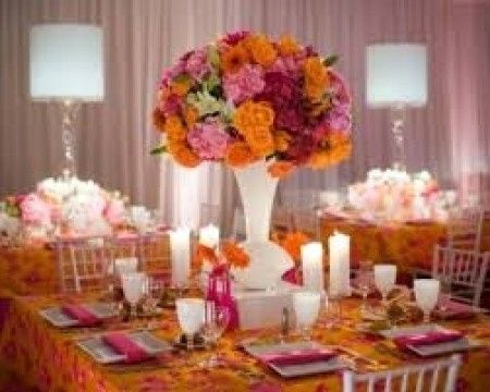 laranja e rosa
