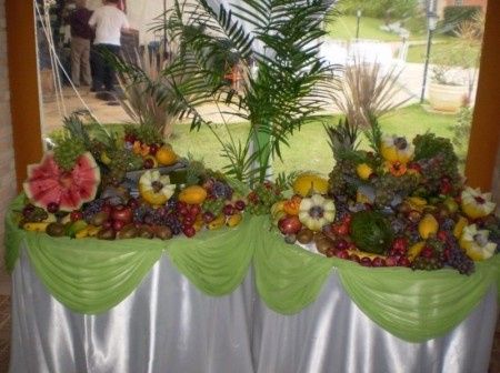 mesa de frutas