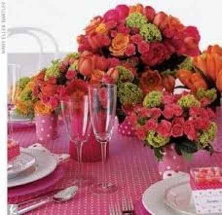 laranja e rosa