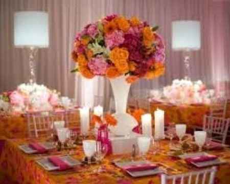 laranja e rosa