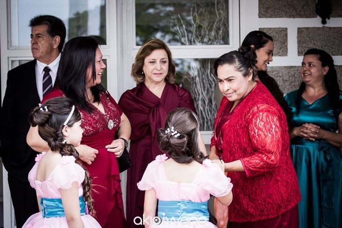 Mãe e madrinhas