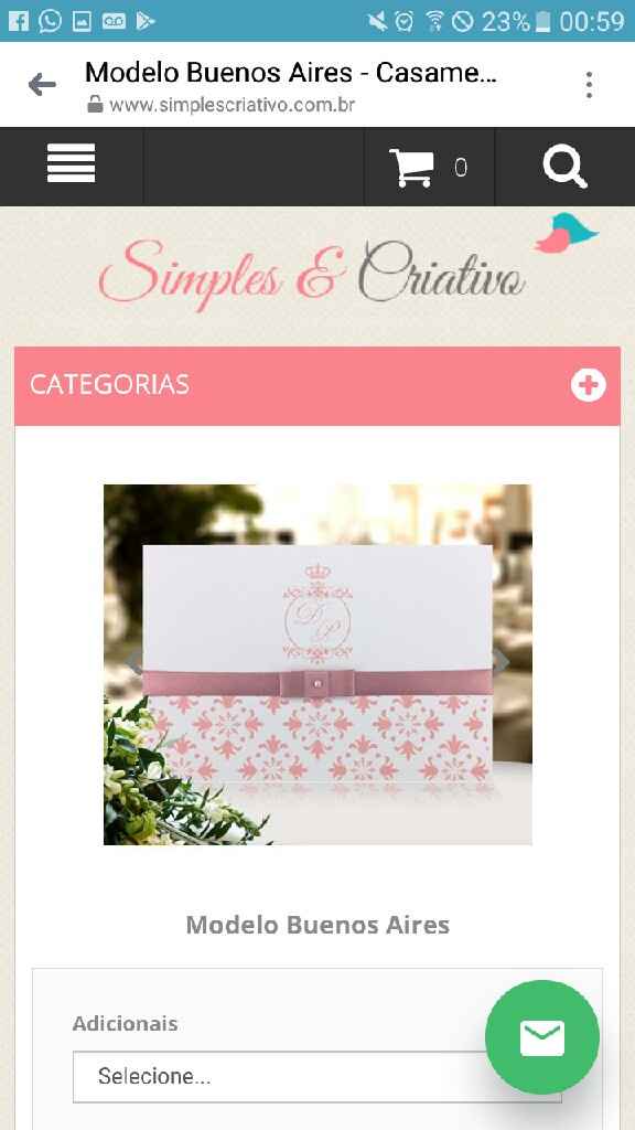 Convite de casamento - 1