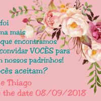 Convitinho econômico para padrinhos! Vem ver - 2