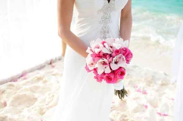 orquídeas com rosas pink