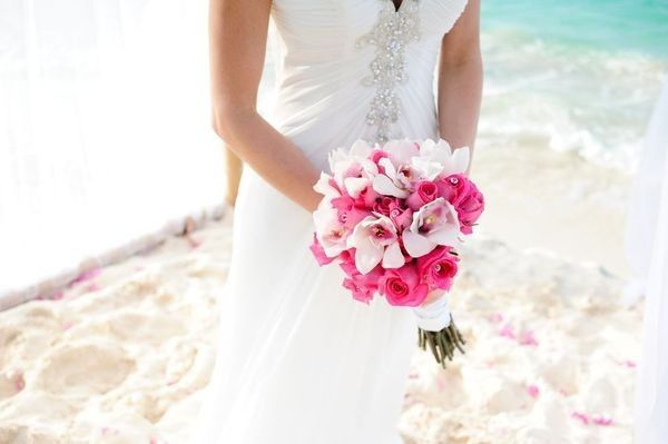 orquídeas com rosas pink