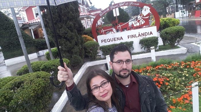 estava chovendo