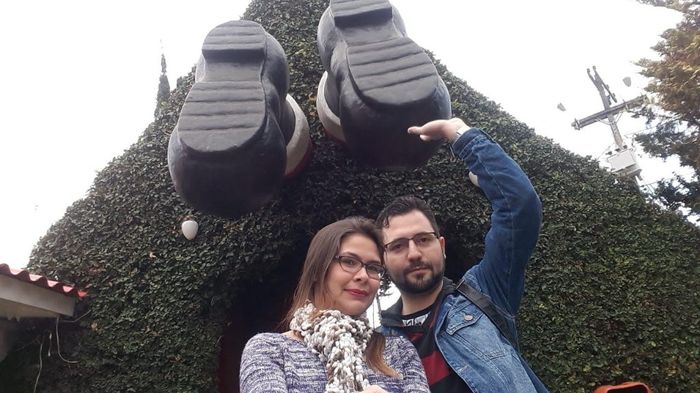pegou no pé