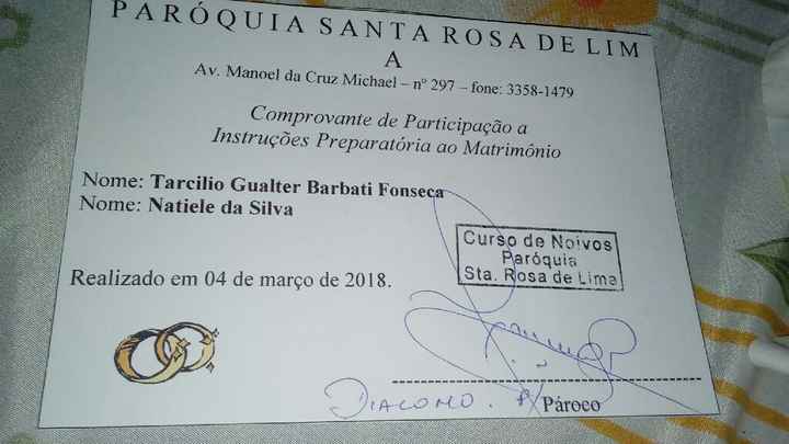 Finalmente fiz meu curso de noivos - 1