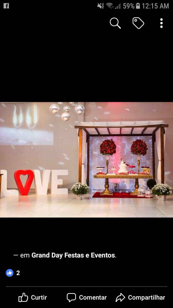 Decoração do casamento e vestido das madrinhas - 1
