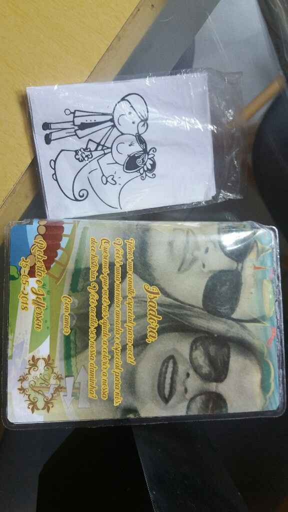 Convite daminhas e Pagem - 1