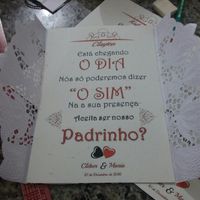 Convite dos padrinhos venham ver - 2