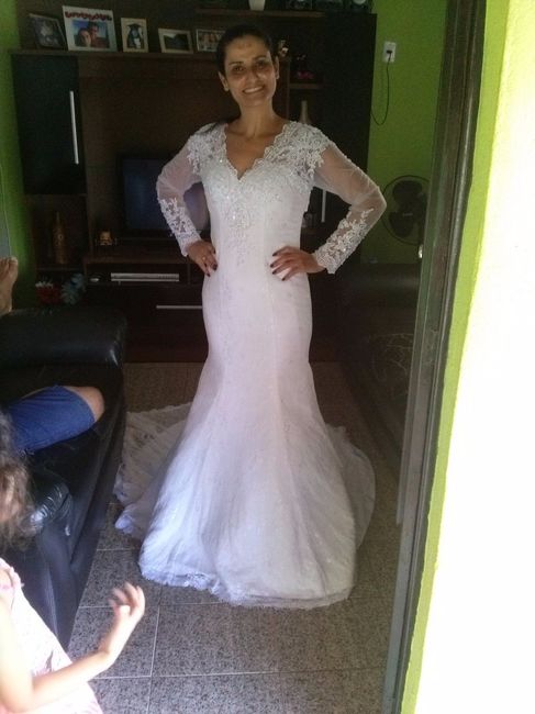 vestido com anágua