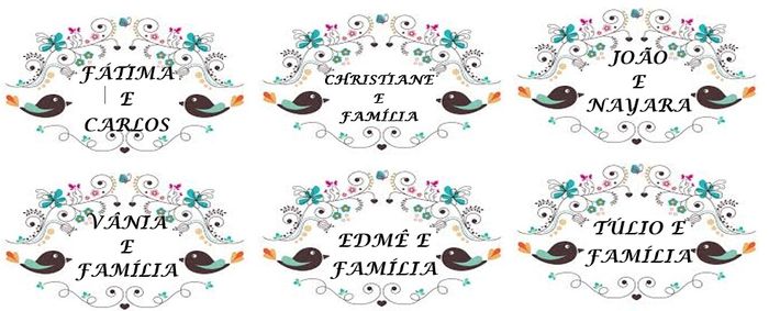 TAG CONVITE CASAMENTO