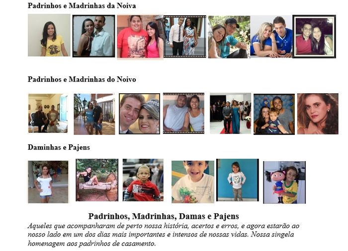 MEUS PADRINHOS