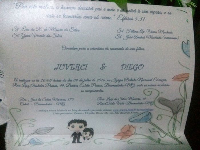 Meu convite diy - 1