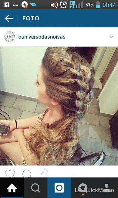 Modelo de cabelo para o dia do casamento. - 2