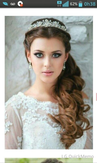 Modelo de cabelo para o dia do casamento. - 3